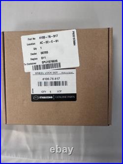 GENUINE Mazda Anti-Theft Locking Wheel Nut Kit 21mm 410078917