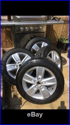 GENUINE VW Transporter T6/T32 17 Davenport Alloy Wheels/Tyres /Locking Nuts