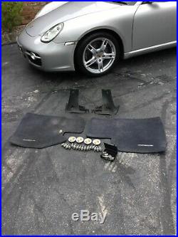 Genuine 987 Porsche Cayman 2007 Wheel Nuts Locking Centre Caps Matts Sill Ends