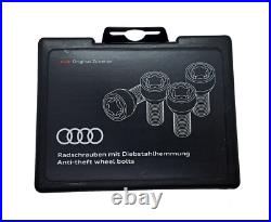 Genuine Audi Q3 Q5 Q7 Q8 E-tron Locking Wheel Nut Cover Bolt Key Set 83a071455