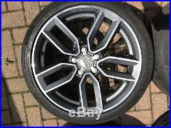 Genuine Audi S3 8v 18 Inch Alloy Wheels Continental Tyres And Locking Nuts A3