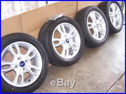 Genuine Ford Fiesta 15 Alloy Wheels X4, Complete With Lock Nuts, & Bolts