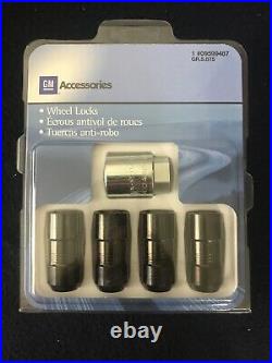 Genuine GM Wheel Lug Nut (19) & Lock Kit Black 84332438