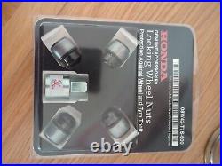 Genuine Honda Civic Type R Black Locking Wheel Nut Kit (Honda Accessory)