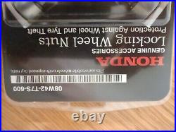 Genuine Honda Civic Type R Black Locking Wheel Nut Kit (Honda Accessory)