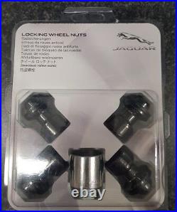 Genuine Jaguar Black Finish Locking Wheel Nuts C2d42935