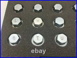 Genuine Jaguar Locking Alloy Wheel Lock Nut Key Master Set X S Type Xj Xk Xf X35