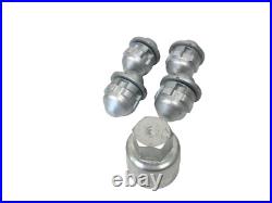 Genuine Jaguar XF 2016+/ XE Range 2015+ Dome Type Locking Wheel Nut Kit T2H36567
