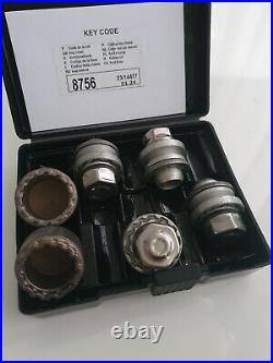 Genuine Jaguar Xf Xe F-type Xj Locking Wheel Nut Kit 2 Keys T2h57787 Code F 2024