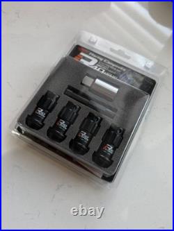 Genuine KYO-EI R40 iConix Locking Wheel Nuts M12x1.25 Black JDM Japan NEW