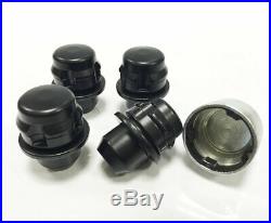 Genuine Land Rover Black Locking Wheel Nuts & 16 Nuts 14x1.50 Discovery 3