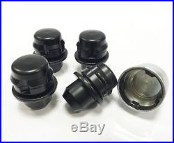 Genuine Land Rover Black Locking Wheel Nuts & 16 Nuts 14x1.50 Discovery 4