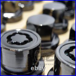 Genuine Land Rover Defender L663 2020 On Black Alloy Wheel Nuts Lock Lockers Set