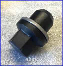 Genuine Land Rover Defender L663 Octa Satin Black Lock Locking Wheel Nuts Set