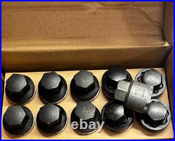 Genuine Land Rover Defender L663 Octa Satin Black Lock Locking Wheel Nuts Set