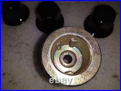 Genuine Land Rover Discovery 4 Disco Black Alloy Locking Wheel Nuts + Caps 2012