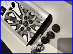 Genuine Land Rover OEM Wheel Nuts + 5 Locks 14x1.50 MY23 Black
