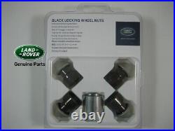 Genuine Landrover & Range Rover Locking Wheel Nut Set In Gloss Black Vplvw0072