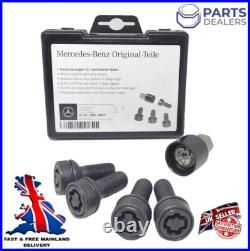 Genuine Mercedes A B C E Slk Class Wheel Nut Bolt Locking Key Set A0019901607