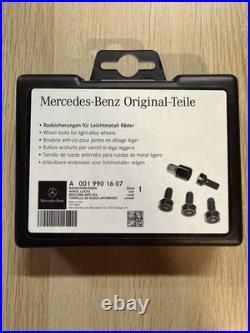 Genuine Mercedes A B C E Slk Class Wheel Nut Bolt Locking Key Set A0019901607