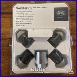 Genuine NEW Disco Sport, Evoque, Velar FL2 Black Locking Wheel Nut Kit VPLVW0072