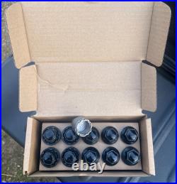 Genuine Range Rover Sport L494 Vogue L405 Black Wheel Nuts And Lock Set Set