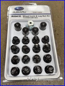 Genuine Subaru Locking Wheel Nut Kit in Black Impreza