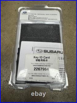 Genuine Subaru Locking Wheel Nut Kit in Black Impreza