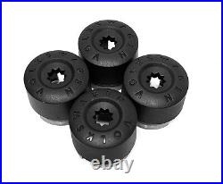 Genuine Vw Transporter T5 T6 Amarok Touareg Locking Wheel Nut Bolt Key Set''d
