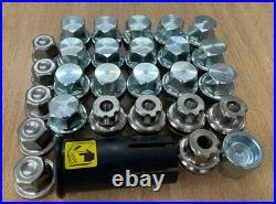 HEAVY DUTY ALLOY WHEEL NUTS x 16 LOCKING WHEEL NUT SET DISCOVERY 2 P38 R/ROVER