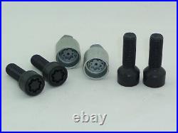 H&r Locking Wheel Nuts Wheel Lock 4 Pcs. Black M14x1, 5x28 Ball Federal