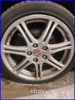 Honda CIVIC Ep3 Type R 01-20 Genuine 17 Alloy Wheels, Good Tyres, Locking Nut