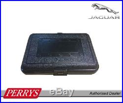 Jaguar Chrome Set Locking Wheel Nuts with logo & carry case C2D20072 GENUINE