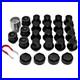 Jaguar F-Pace Wheel Nuts Black Silver Forged Package with Lock Nuts 2016 on