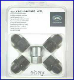 Jaguar Land Rover New Genuine Locking Wheel Nut Kit (Gloss Black) VPLWW0093