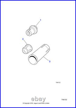 Jaguar Locking Wheel Nut XK8 4.0 4.0 XKR 4.2 R 4.2 Genuine