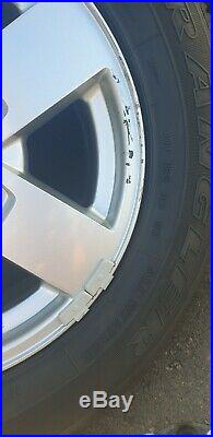 Jeep Commander Alloy Wheels and Excellent Tyres 30mm Spacers Locking nuts