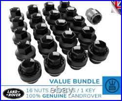 LAND ROVER DEFENDER 110 L663 2020-26 black wheel nuts & locks 100% genuine LR LAND ROVER DEFENDER 110 L663 2020-26 black wheel nuts & locks 100% genuine LR