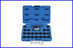 LASER 7108 Locking Wheel Nut Removal Kit 22pc Chrome Molybdenum Steel Tool