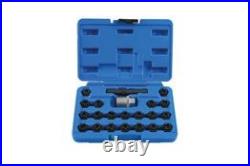LASER 7108 Locking Wheel Nut Removal Kit 22pc Chrome Molybdenum Steel Tool