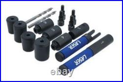 LASER 8912 Locking Wheel Nut Removal Kit Lug Driller Extraction Tool Set