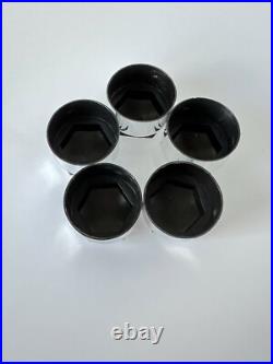 LOCKING WHEEL NUT COVERS FOR BMW 3 4 5 6 X1 X2 X3 X5 SERIES BOLT Silver x5