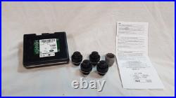 Land Range Rover VPLGW0170 Genuine Original Black Locking Wheel Nut Set