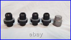 Land Range Rover VPLGW0170 Genuine Original Black Locking Wheel Nut Set