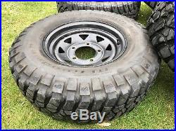 Land Rover 265/75/16 Wheels And Tyres Bf goodrich General Grabber Inc Lock Nuts
