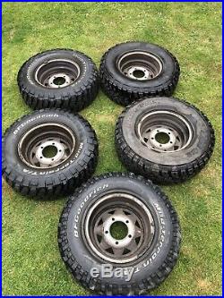 Land Rover 265/75/16 Wheels And Tyres Bf goodrich General Grabber Inc Lock Nuts