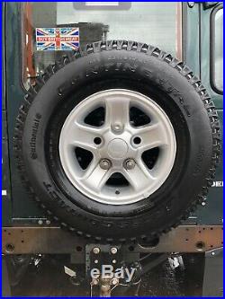 Land Rover Defender 110 Boost Alloy Wheels & Tyres Wheel Nuts Locking Genuine