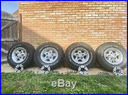 Land Rover Defender Alloy Wheels, Tyers & 30mm Spacers And Locking Nuts