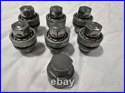 Land Rover Defender L663 Alloy Wheel Securing Locking Nut Set 6 Piece Nut Set