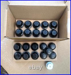 Land Rover Defender L663 Black Locking Wheel Nut Set Of 5 Lockers For Spare